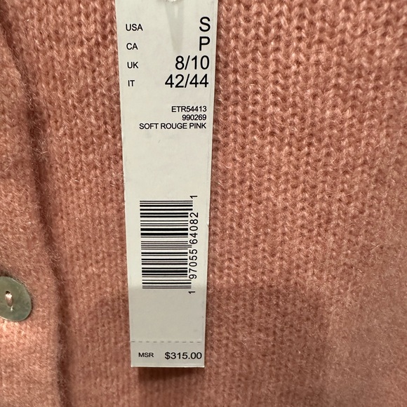 Elie Tahari 100% cashmere cardigan NWT - Picture 4 of 6